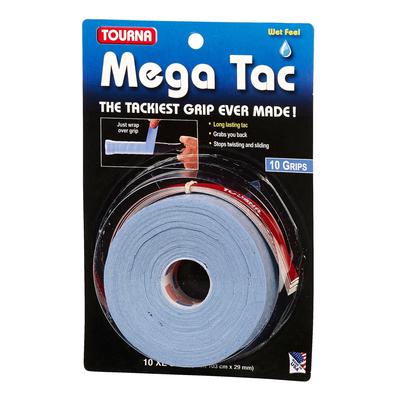 Tourna Mega Tac XL Overgrips (Pack of 10) - Blue